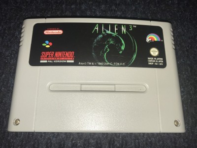 Super nintendo SNES Alien 3 game