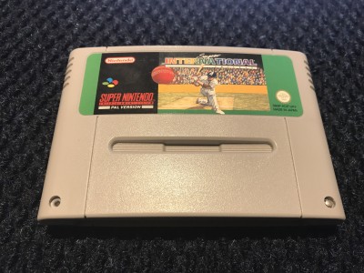 Super Nintendo SNES  super international cricket game 