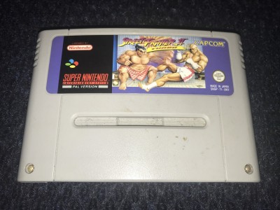 Super nintendo SNES Street Fighter 2 Turbo game