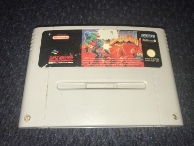 Super nintendo SNES Doom game