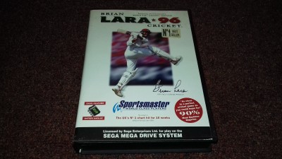 Sega Master System Brian Lara 96 Cricket 