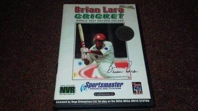Sega Megadrive Brian Lara Cricket 