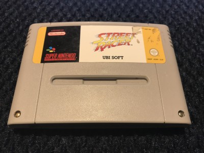 Super Nintendo SNES street racer game 