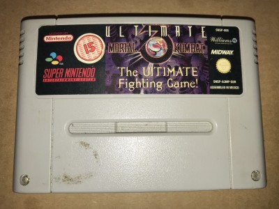 Super nintendo snes game - Ultimate Mortal Kombat - PAL Cart only