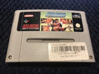 Super Nintendo SNES striker game 