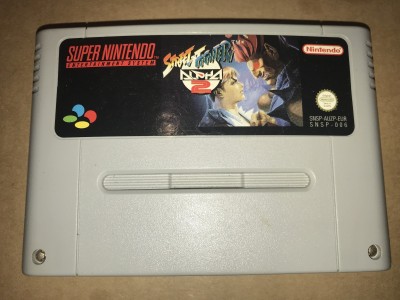 Super nintendo snes game - Street Fighter alpha 2 - PAL Cart only