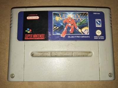 Super nintendo snes game - Vortex - PAL Cart only