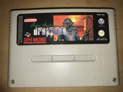 Super nintendo snes game - Dropzone- PAL Cart only