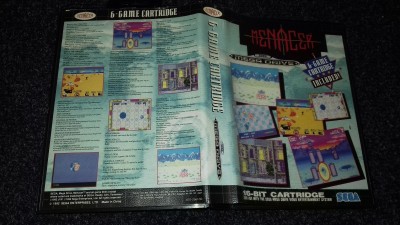 Sega Megadrive 6-Game Cartridge 