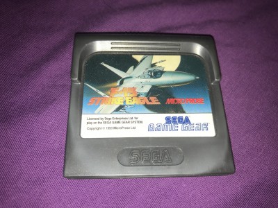 Sega gamegear F-15 strike eagle game