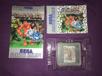 Sega gamegear Chuck Rock boxed complete