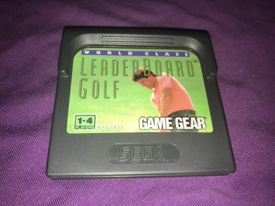 Sega gamegear Leaderboard golf game