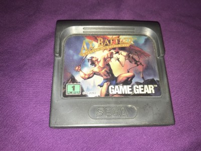 Sega gamegear AX battler a legend of golgen axe game