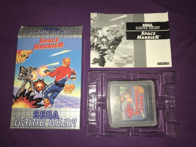 Sega gamegear space harrier boxed complete