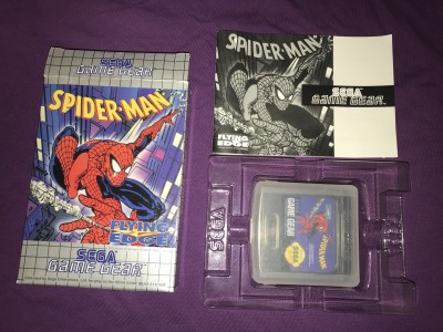 Sega gamegear spider-man boxed complete