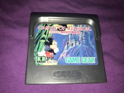 Sega gamegear Mickey mouse castle of illusion game