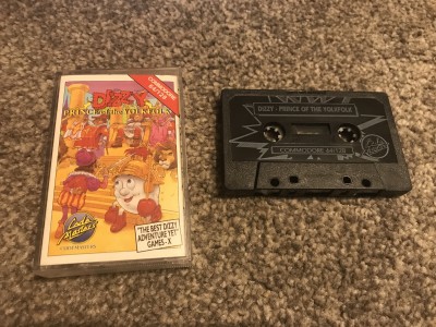 Commodore 64 game. Dizzy Prince of the Yolkfolk - Tested