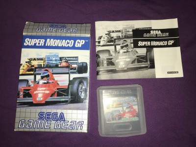 Sega gamegear super monaco gp boxed complete