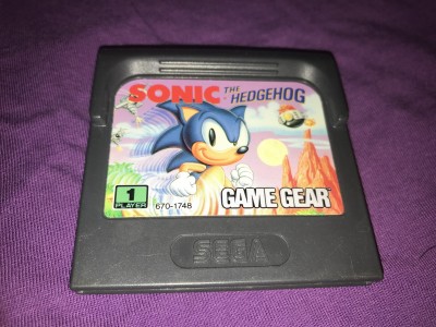 Sega gamegear sonic game