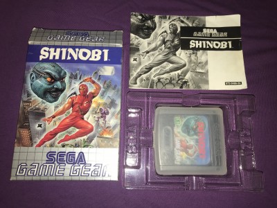 Sega gamegear shinobi boxed complete