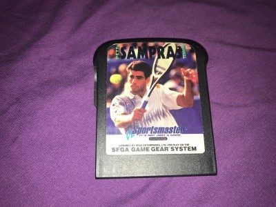 Sega gamegear Pete sampras tennis game
