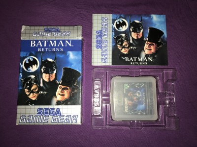 Sega gamegear batman returns boxed complete