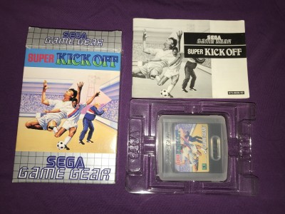 Sega gamegear super kick off boxed complete