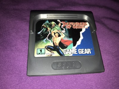 Sega gamegear Defenders of oasis game