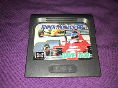 Sega gamegear super monaco gp game