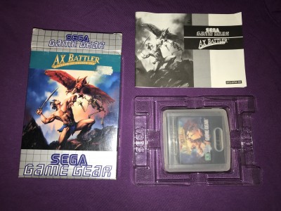 Sega gamegear ax battler a legend of golden axe boxed complete