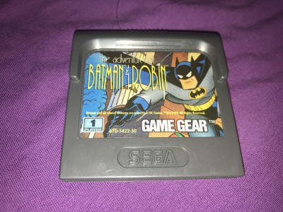 Sega gamegear The adventures of batman and robin game