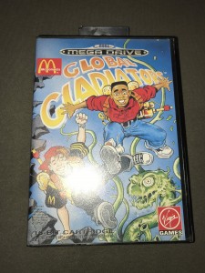 sega megadrive game Global gladiators (boxed & complete)