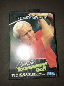 sega megadrive game Arnold parmer tournament golf (boxed & complete)