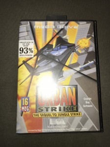 sega megadrive game Urban strike (boxed & complete)