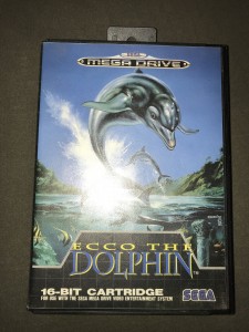 sega megadrive game ecco the dolphin (boxed & complete)