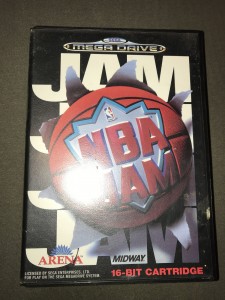 sega megadrive game NBA jam (boxed & complete)