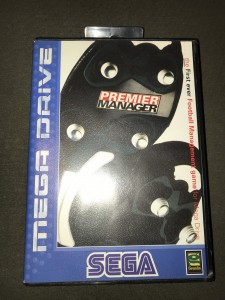 sega megadrive game Premier manager (boxed & complete)