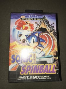 sega megadrive game Sonic spinball (boxed & complete)