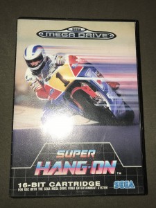 sega megadrive game super hang on (boxed & complete)