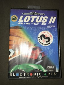sega megadrive game Lotus 2 recs (boxed & complete)