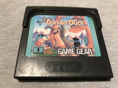 Sega gamegear game donald duck lucky dime caper