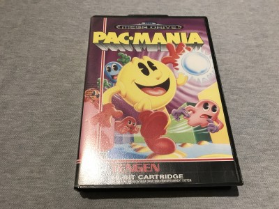 Sega megadrive game pac-mania - complete