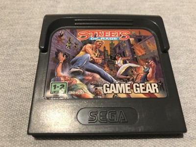 Sega gamegear game streets of rage