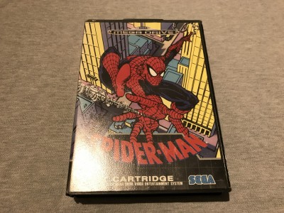 Sega megadrive game spiderman - complete