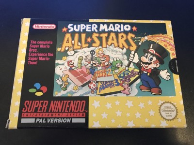 Super nintendo snes game super mario all stars boxed and complete