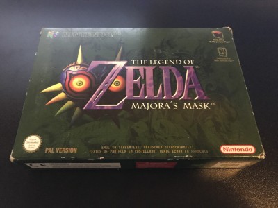 Nintendo 64 n64 game zelda majora’s mask boxed and complete