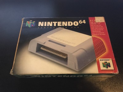 Nintendo 64 n64 official controller pak boxed