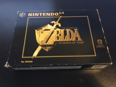 Nintendo 64 n64 game zelda ocarina of time boked and complete