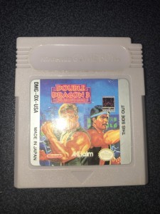 Original nintendo gameboy game -  double dragon 3