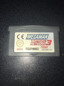 Gameboy advance gba game megaman battle network 3 white